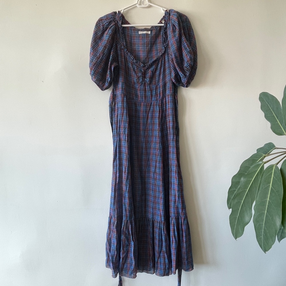Doen Adobe Dress in French Plaid